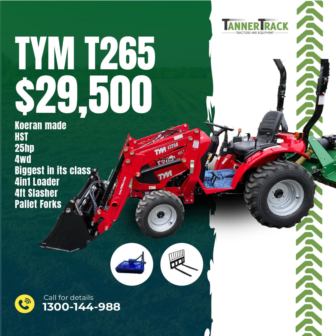 TYM T265, 25hp Tractor with Front end Loader