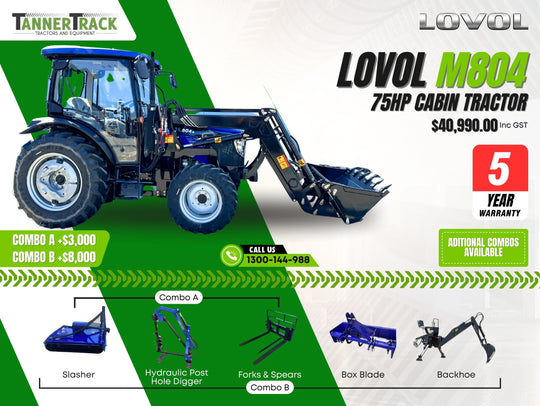 LOVOL M804 TB-3, 75hp Cabin