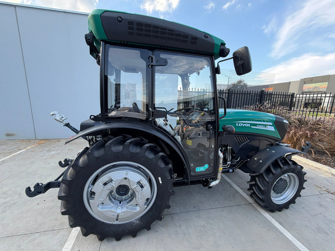 F4110 110hp Synchromech Sealed Cab with Front PTO and Linkage Tannertrack Pty Ltd