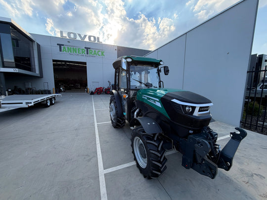 F4110 110hp Synchromech Sealed Cab with Front PTO and Linkage Tannertrack Pty Ltd