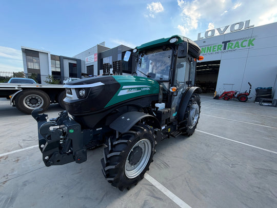 F4110 110hp Synchromech Sealed Cab with Front PTO and Linkage Tannertrack Pty Ltd