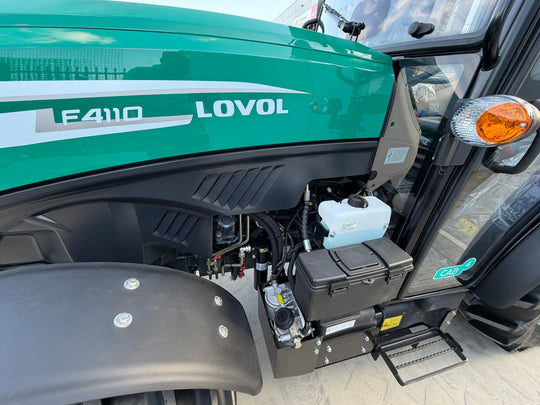 F4110 110hp Synchromech Sealed Cab with Front PTO and Linkage Tannertrack Pty Ltd