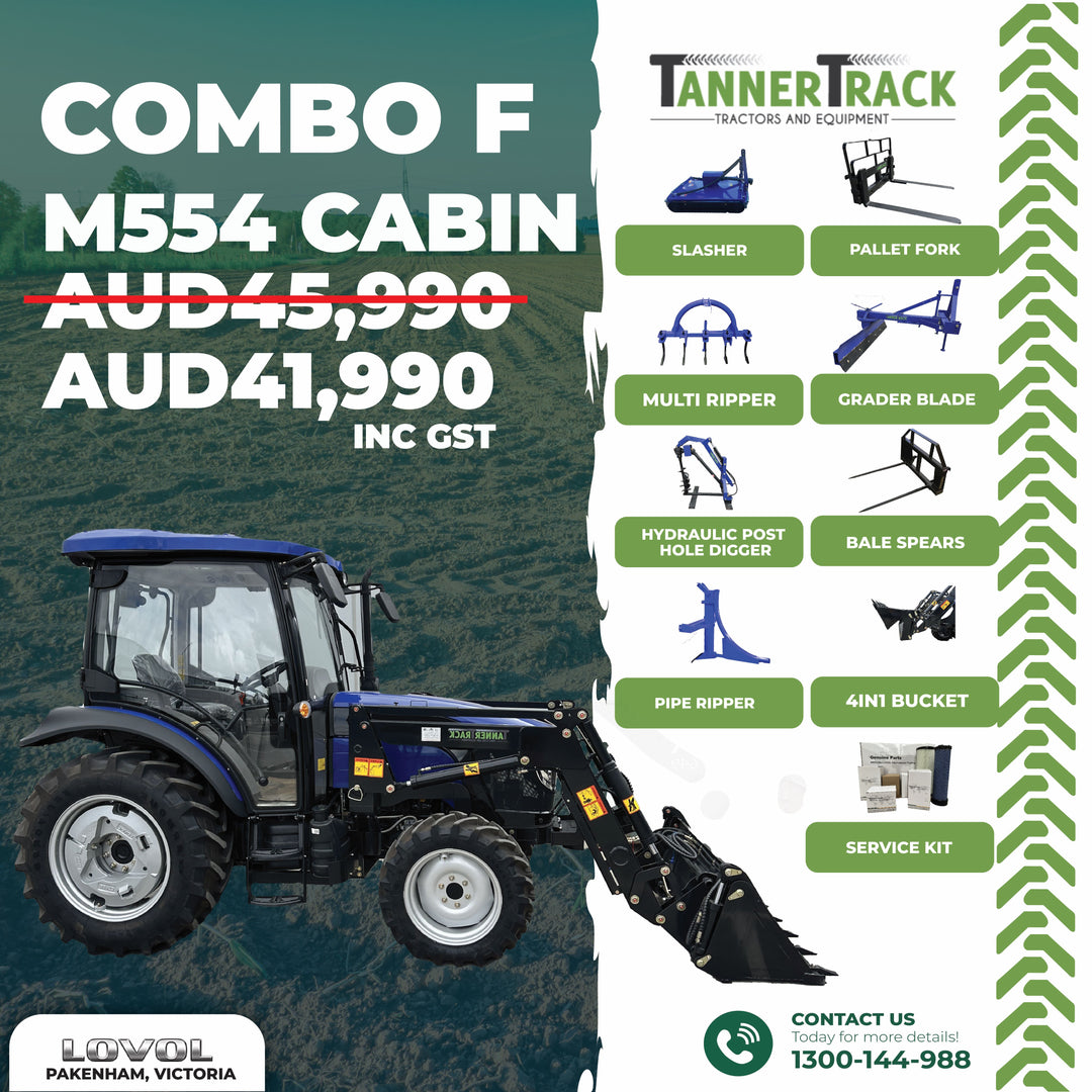 LOVOL M554 TB-2, 55hp Cabin Tractor with Front End Loader