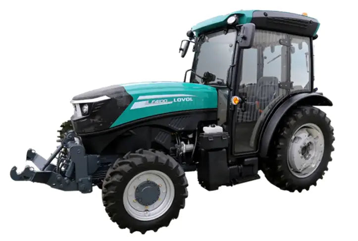 F4110 110hp Synchromech Sealed Cab with Front PTO and Linkage