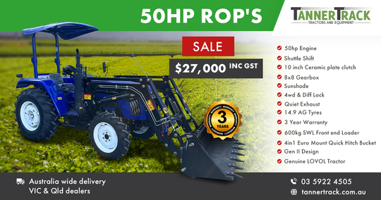 LOVOL M504 TB-1, 50hp Rops with 4in1 Loader