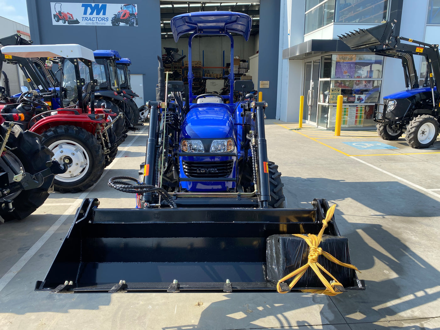 LOVOL M504, 50hp Rops with 4in1 Loader