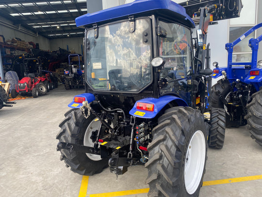 LOVOL M404 TE, 40hp Cabin Tractor with 4in1 Front Loader
