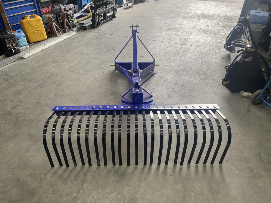 Walk In Stick Rake Tractor Stick Rake | Stick Rake Attachments by Tanner Track ...